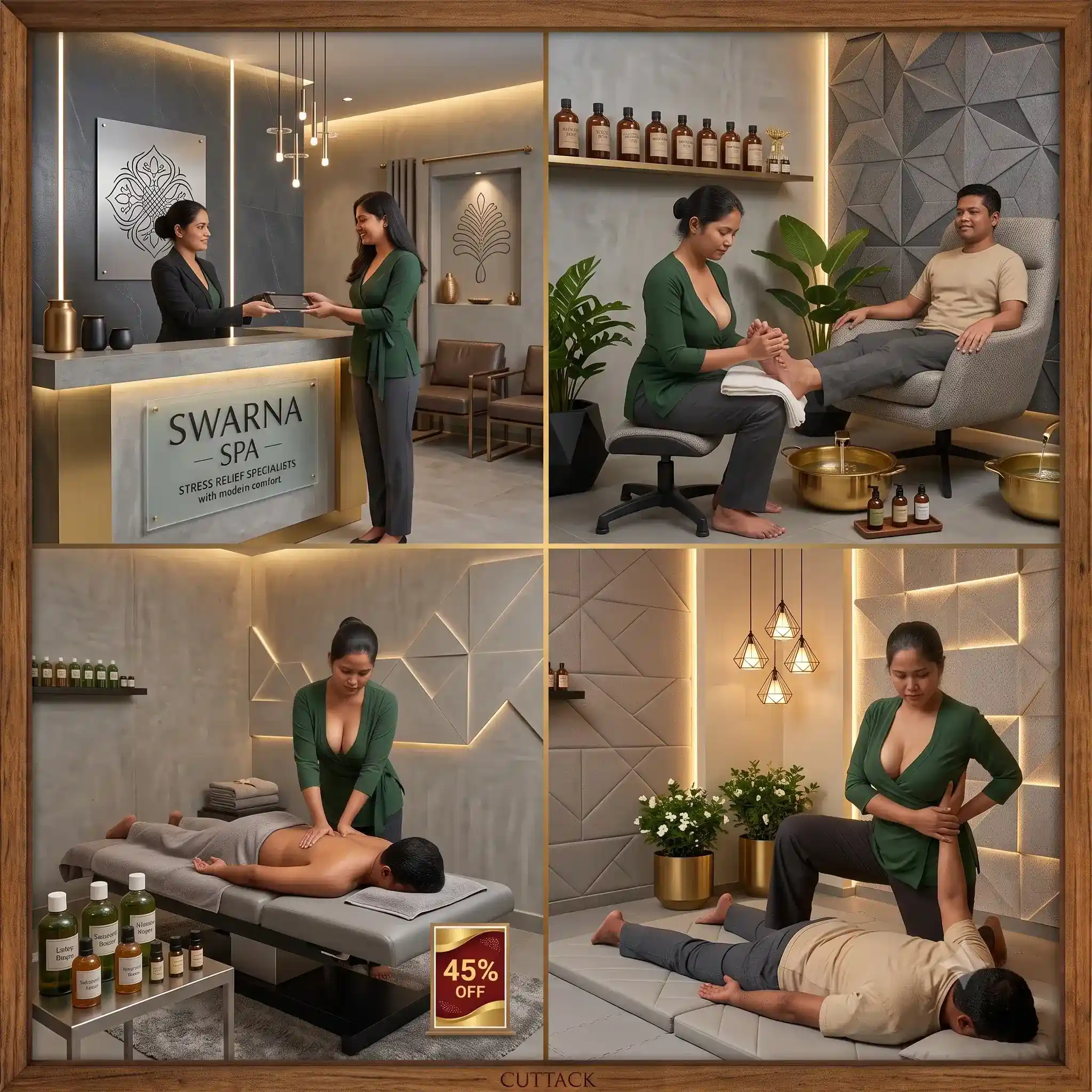 Deep Tissue Massage in Cuttack at Swarna Spa
